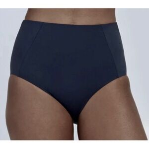 SPANX Swim Brief 3X Sunkissed Navy Blue High Waist Tummy Control Swimsuit Bottom